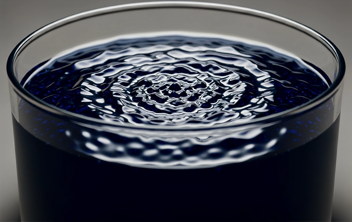 Rhythmische Wasserwellen als Symbol für Homöostase